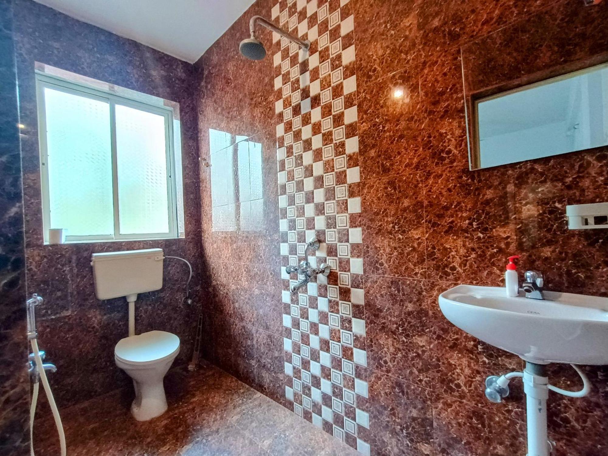 Gs Home On The Bay - Super Sea View Glass Studio Apartment Vagator Eksteriør bilde